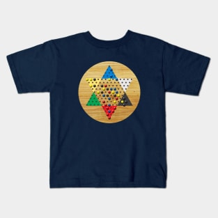 Chinese Checkers Board (new) Kids T-Shirt